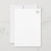 Summer #2- Floral 3.5 X 5 Blank briefkaart (Achterkant)