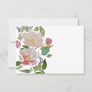 Summer #2- Floral 3.5 X 5 Blank briefkaart