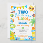 Summer 2nd Birthday Invitation - Two the Lake Kaart (Voorkant)