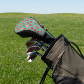 Summer aardbery Green & Red Golf Head Hoesje Golfheadcover (Insitu)