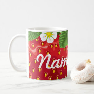 Summer aardbery Personalized Coffee Mok, Cup Koffiemok