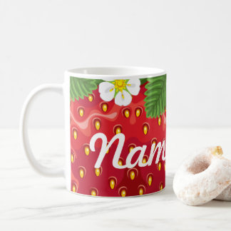 Summer aardbery Personalized Coffee Mok, Cup Koffiemok