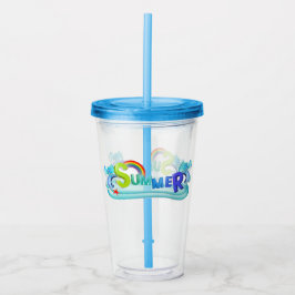 Summer Acrylic Tumbler Acryl Drinkbeker