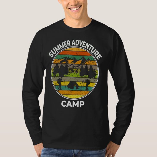 Summer Adventure Awaits Camper T-shirt (Voorkant)