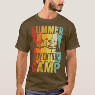 Summer Adventure Awaits Camper T-shirt