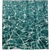 Summer Aesthetic Water Waves Design Style Shower C Douchegordijn (Voorkant)