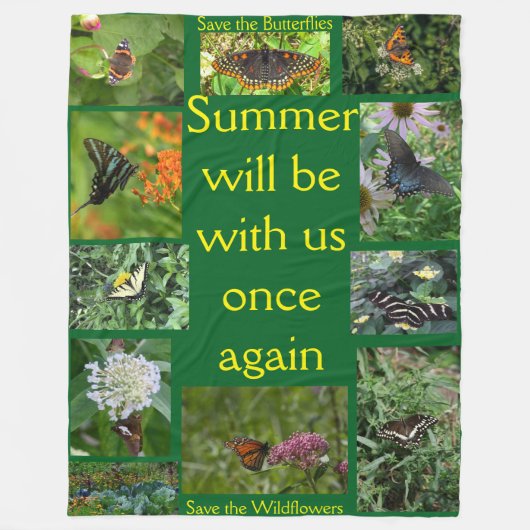 Summer Again Blanket Fleece Deken (Voorkant)