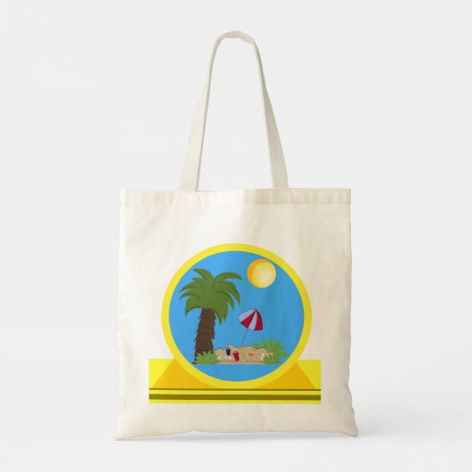 Summer All Season Canvas tas (Achterkant)