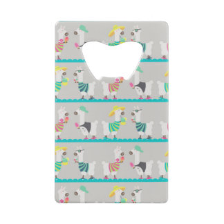 Summer Alpacas Creditkaart Flessenopener