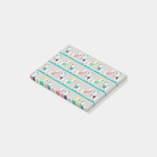 Summer Alpacas Post-it® Notes (Schuin)