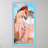 Summer ~ Alphonse Mucha Poster (Voorkant)