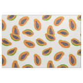 Summer and Tropical Papaya Fruits Pattern Stof (Fat Quarter)