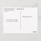 Summer and Winter Resorts of California, circa 187 Briefkaart (Achterkant)