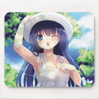 Summer Anime Girl Mousepad Muismat
