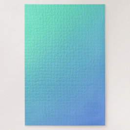 Summer Aqua - Eenvoudig blauw tot licht Blauwgroen Legpuzzel
