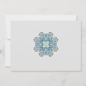 Summer Aquamarine | Bridal Shower-uitnodiging Kaart (Achterkant)