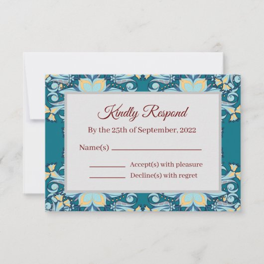 Summer Aquamarine | KAART (Voorkant)