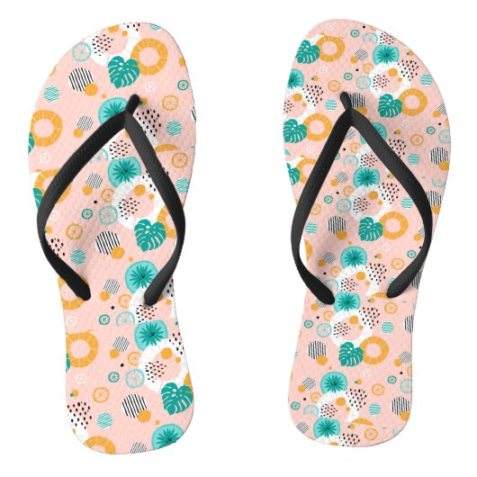 Summer Art Design Teenslippers (Voetbed)