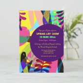 Summer Art Show Uitnodiging (Staand voorkant)