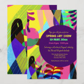 Summer Art Show Uitnodiging (Voorkant / Achterkant)
