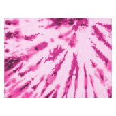 Summer Artsy Girly Neon Blush Pink Tie Dye Patroon Tafelkleed (Voorkant (Horizontaal))