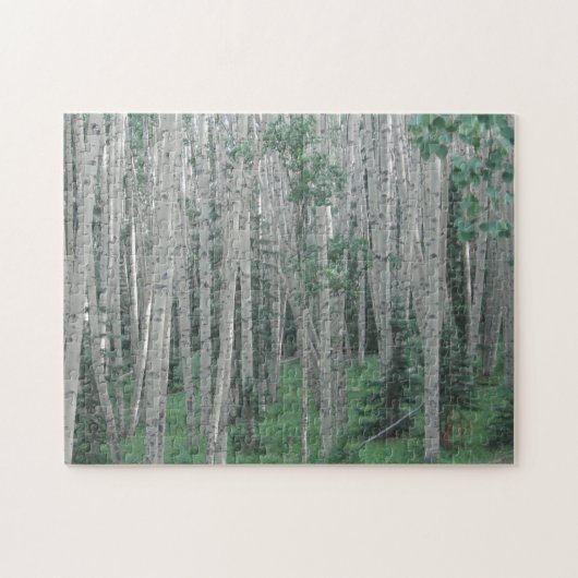 Summer Aspen Tress - 11x14 - 252 pcs Jigzaag Puzzl Legpuzzel (Horizontaal)