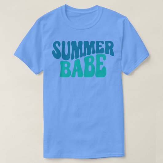Summer Babe Fun Summer Beach Sand Surf Quote 1 T-shirt (Design voorkant)