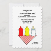 Summer Baby shower BBQ Kaart (Voorkant)