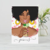 Summer Bachelorette Party Invitation Kaart (Staand voorkant)