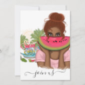 Summer Bachelorette Party Invitation Kaart (Voorkant)