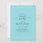 Summer Bachelorette Party Invitation Kaart (Achterkant)