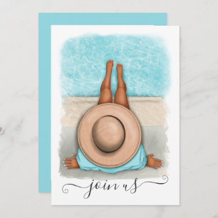 Summer Bachelorette Party Invitation Kaart