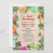 Summer Backyard Cocktail Party gezamenlijke verjaa Kaart (Voorkant)