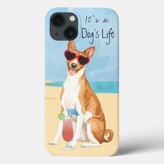 Summer Basenji Case-Mate iPhone Case (Achterkant)
