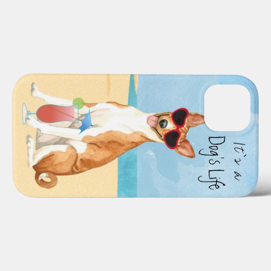 Summer Basenji Case-Mate iPhone Case (Achterkant (horizontaal))