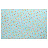 Summer Basenji Fabric Stof (Fat Quarter)