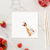 Summer Basenji Napkins Servet (Insitu)