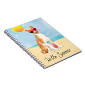 Summer Basenji Notitieboek (Rechterzijde)