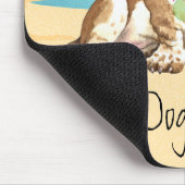 Summer Basset Hond Muismat (Hoek)