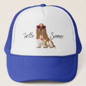Summer Basset Hond Trucker Pet (Voorkant)