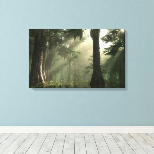 Summer Bayou Canvas Afdruk (Insitu (Houten vloer))