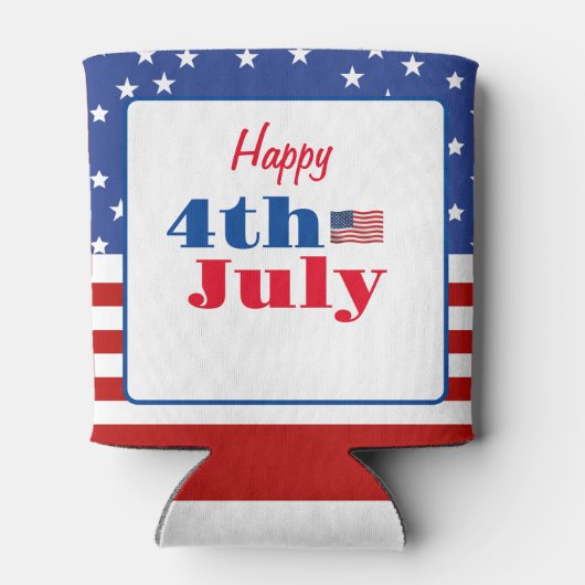 Summer BBQ Family Reunion 4 juli Custom Blikjeskoeler (Achterkant)