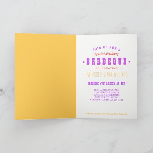 SUMMER BBQ floreel (Binnen)