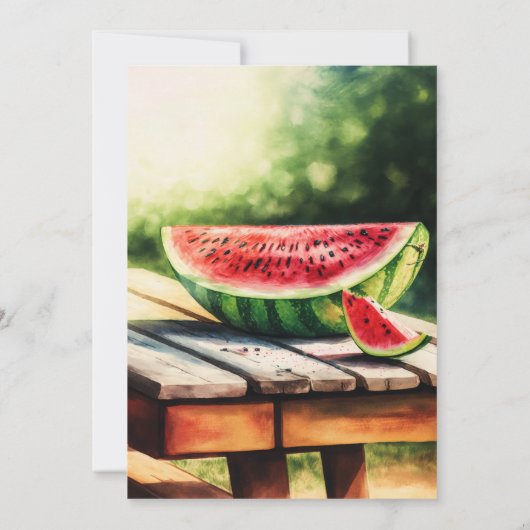 Summer BBQ Grilling and Chilling Kaart (Achterkant)