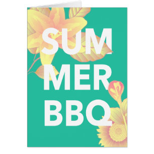 SUMMER BBQ heldere floraal