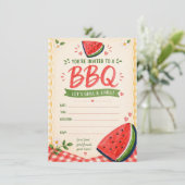 Summer BBQ Kaart (Staand voorkant)