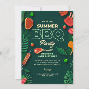 Summer BBQ Party Kaart
