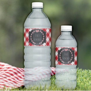 Summer BBQ Party, Wedding, Birthday of Baby shower Waterfles Etiket