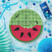 Summer BBQ Picnic Corporate Party Papieren Bordje (Feest)