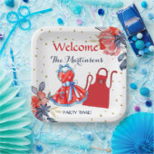 Summer BBQ Picnic gepersonaliseerd Papieren Bordje (Feest)